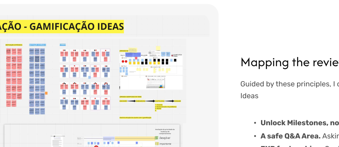 Ideação - gamificação ideas board