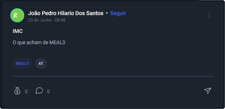 Community chat threads