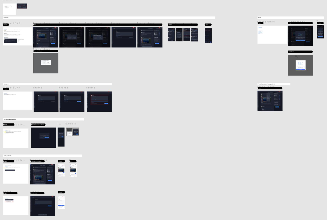Final screens overview